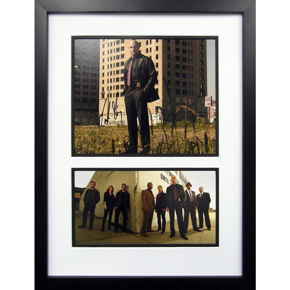 Framed Low Winter Sun Photo Signed by Mark Strong