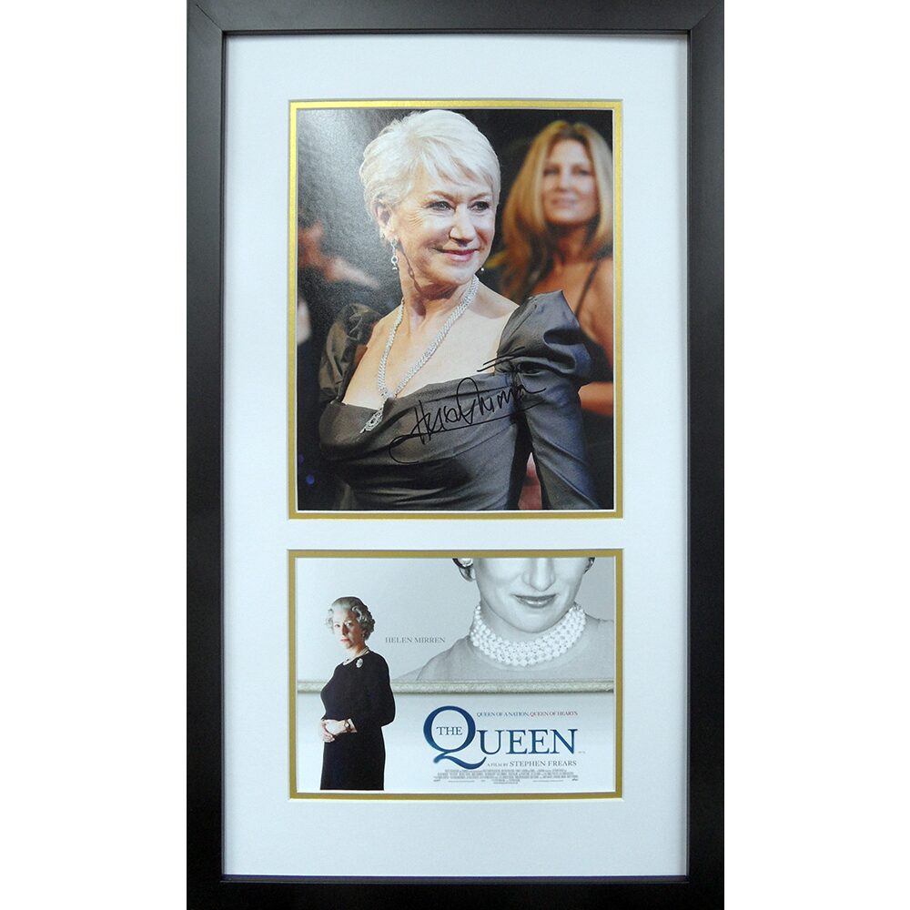 Framed The Queen Photograph Signed by Helen Mirren