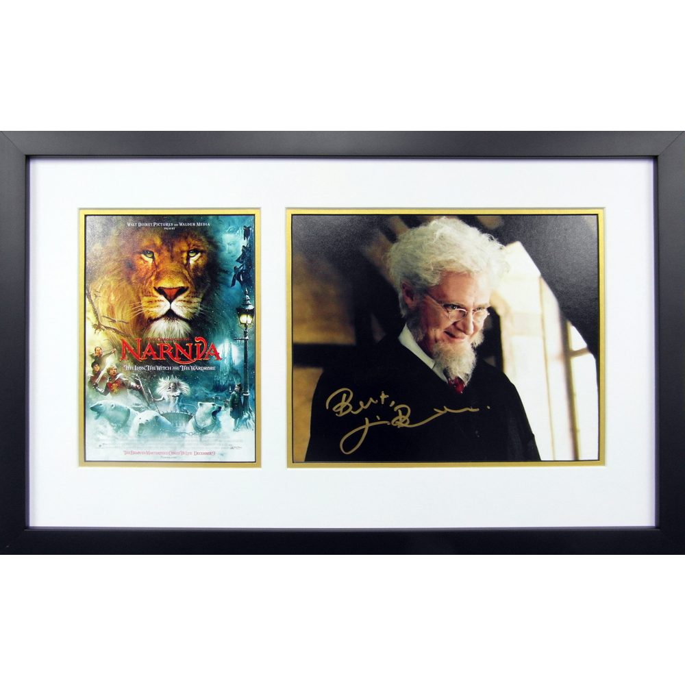 Framed Narnia Photograph Signed by Jim Broadbent
