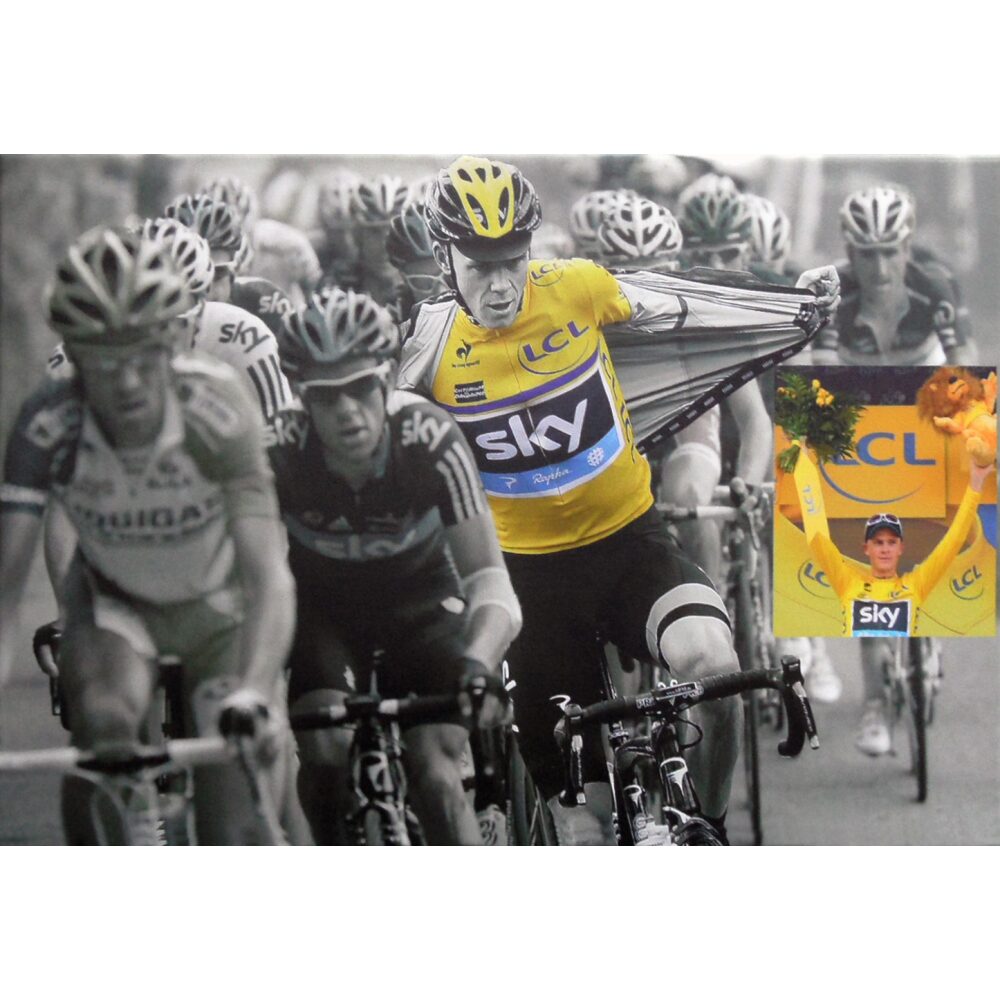 Chris Froome Signed Canvas