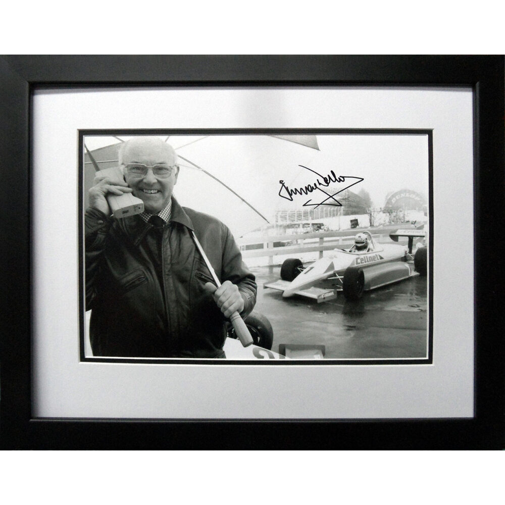 Framed Murray Walker Signed Photograph