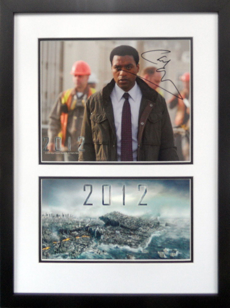 Framed 2012 Photograph Signed by Ejiofor Chiwetel