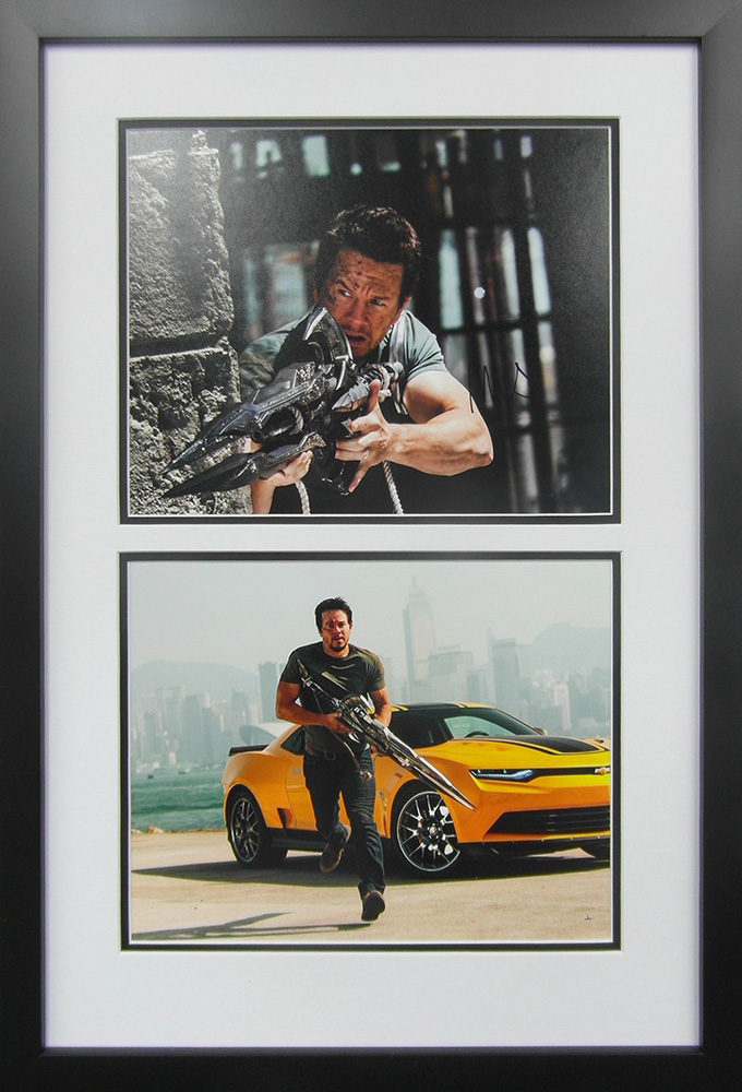 Framed Transformers Photograph Signed by Mark Wahlberg