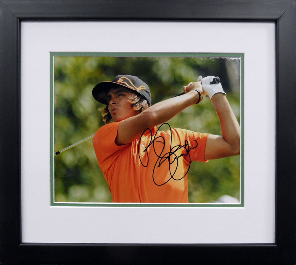 Framed Rickie Fowler Signed Photograph