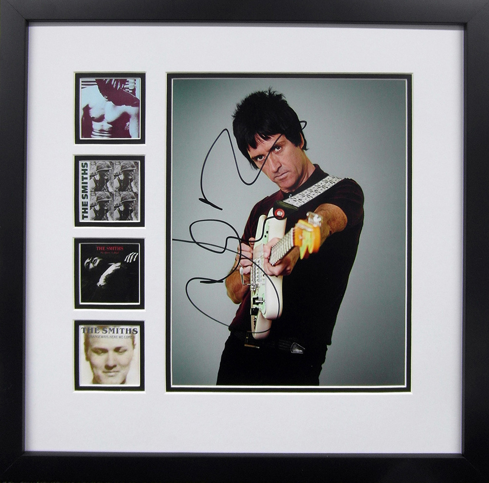 Framed Johnny Mar Signed Photograph