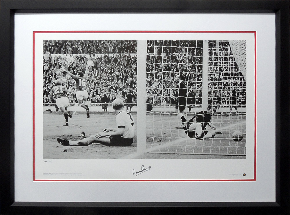 Framed Martin Peters Signed Photograph