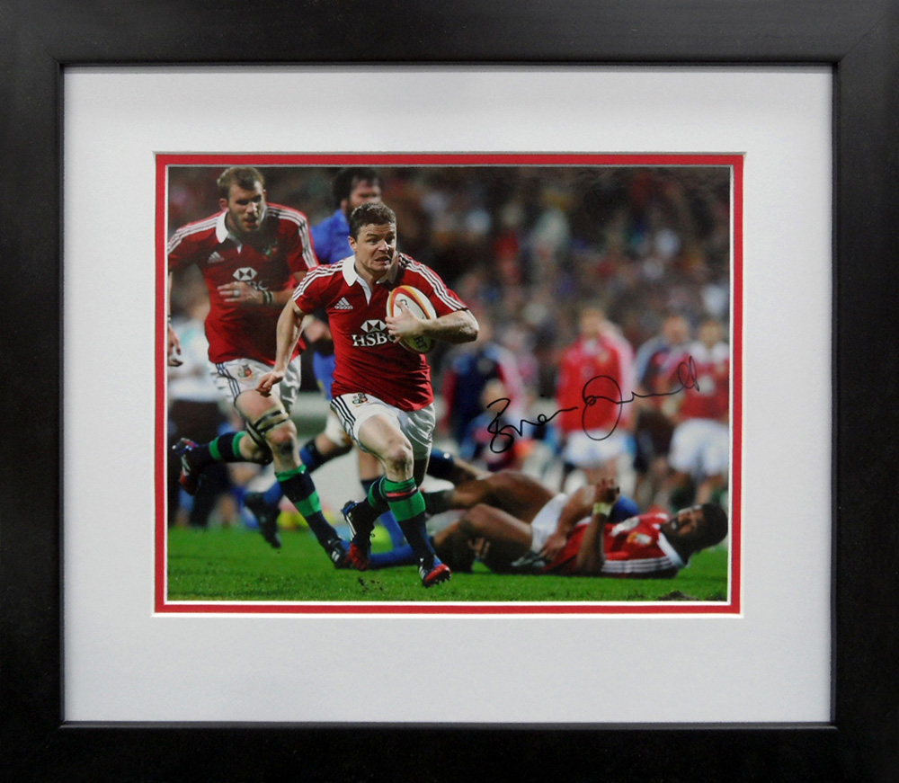Framed Brian O’Driscoll Signed Photograph