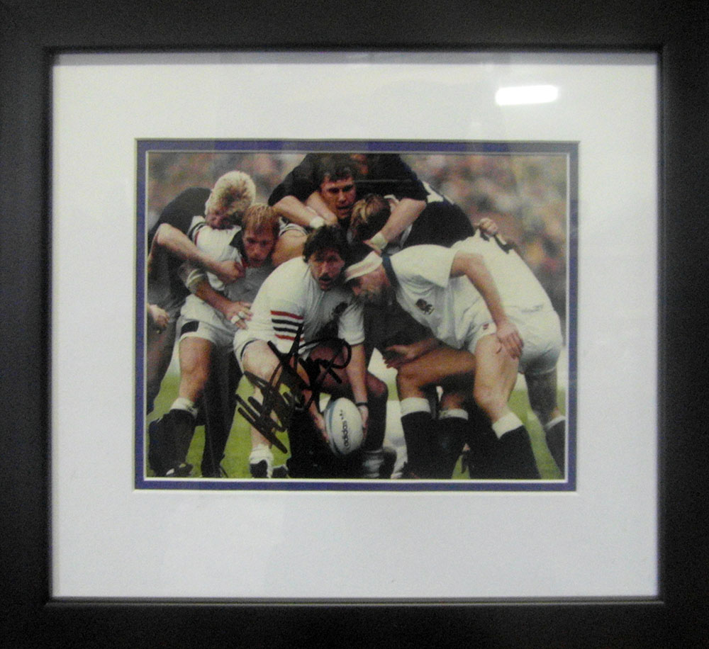 Framed Mike Teague Signed Photograph