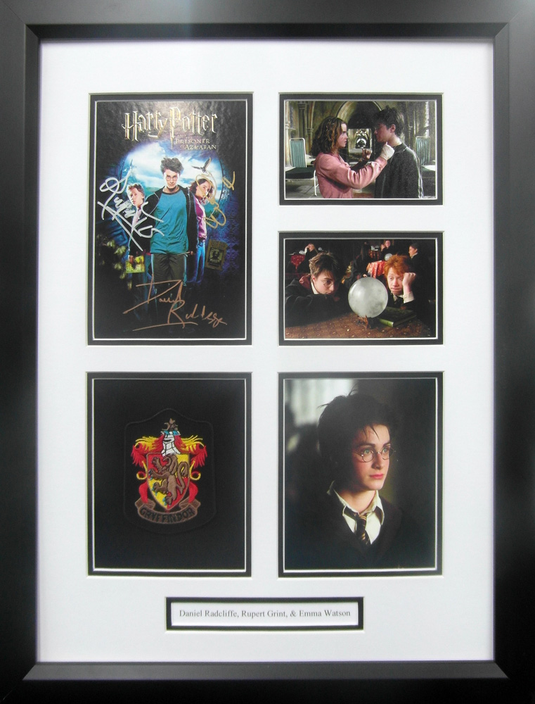 Framed Harry Potter and the Prisoner of Azkaban Signed Photograph