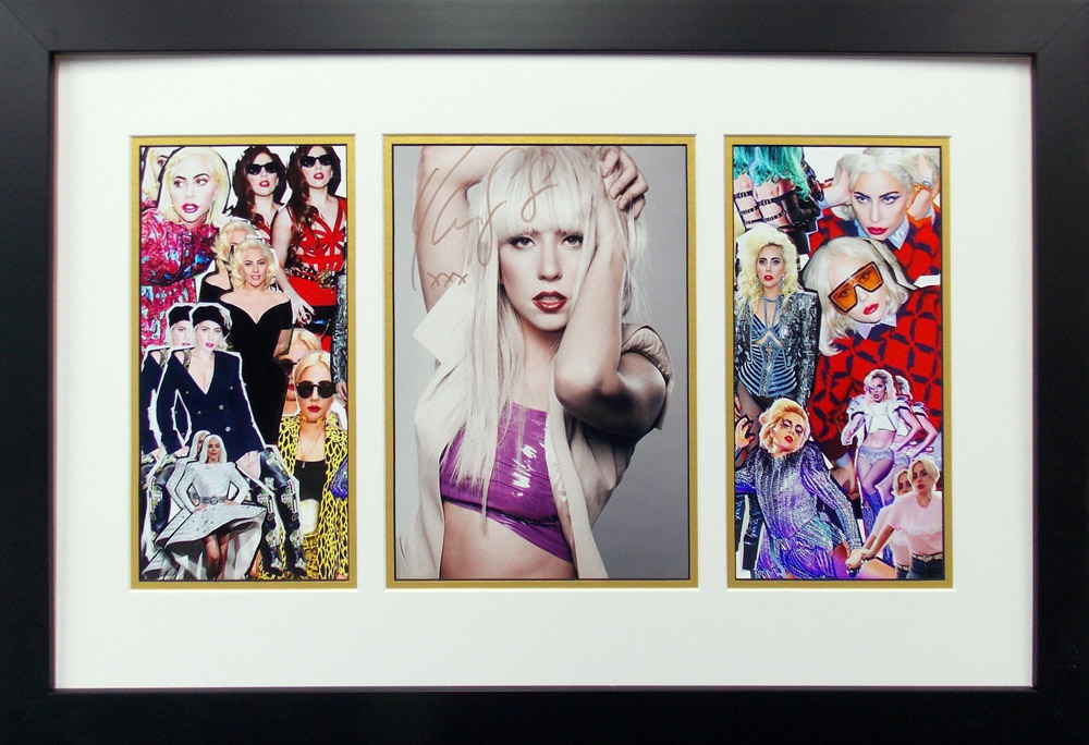 Framed Lady Gaga Signed Photograph
